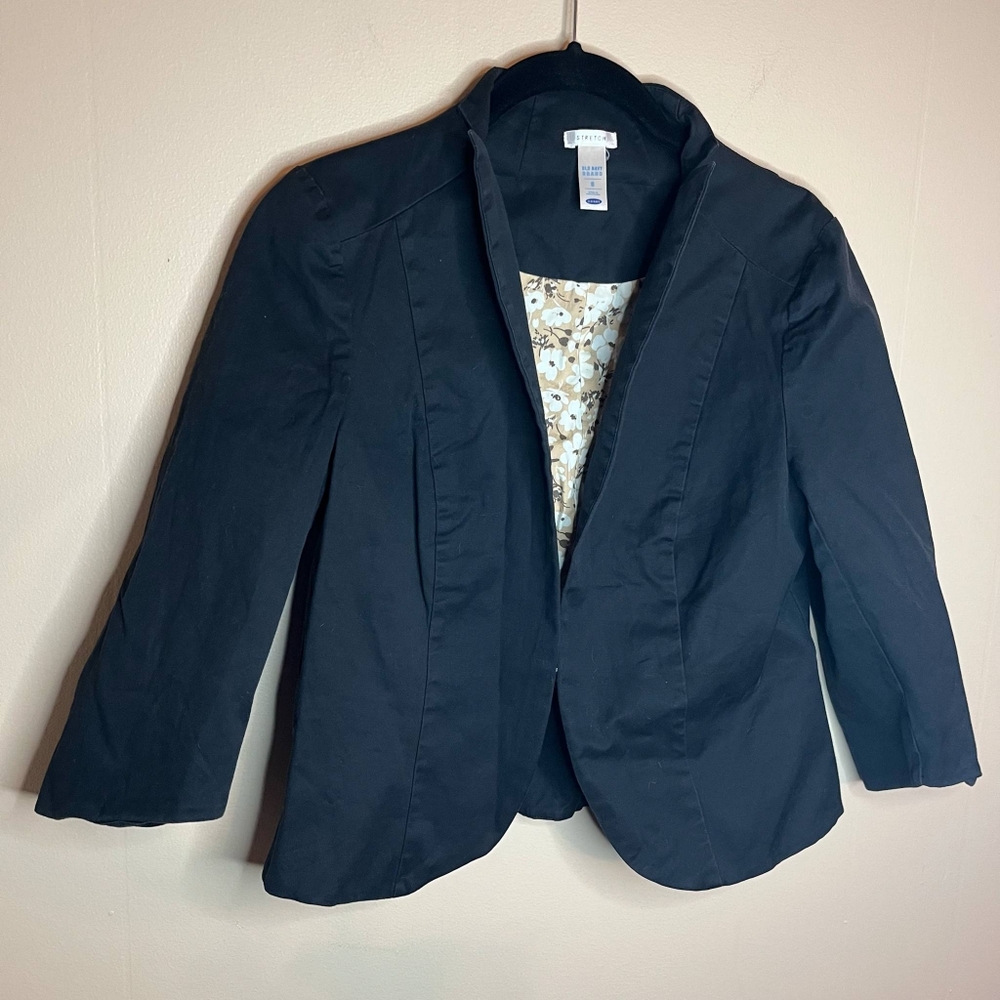 Old Navy Y2K Cotton Stretch Lightweight Blazer
